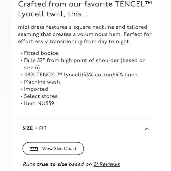 NWT MADEWELL Seamed Squareneck Midi Dress in Jet Black - Picture 9 of 9